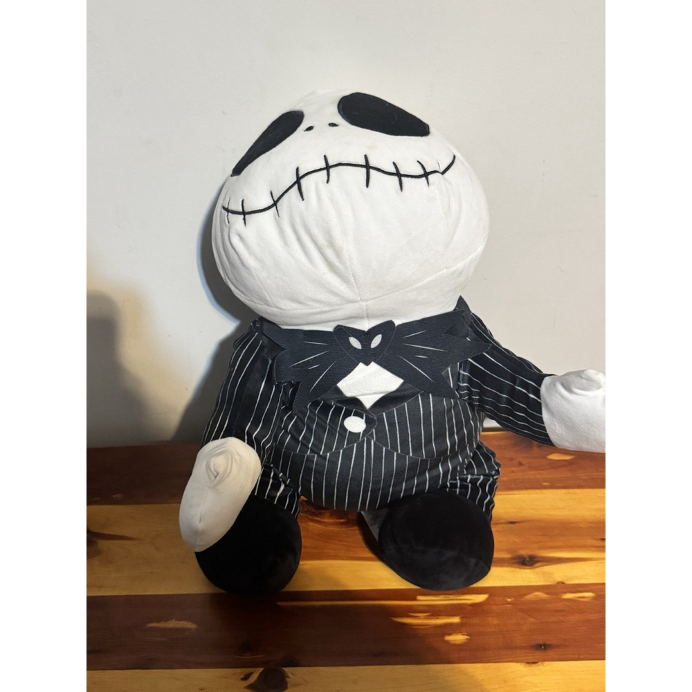 DISNEY THE NIGHTMARE BEFORE CHRISTMAS JACK SKELLINGTON CUDDLEEZ PLUSH LARGE 24''